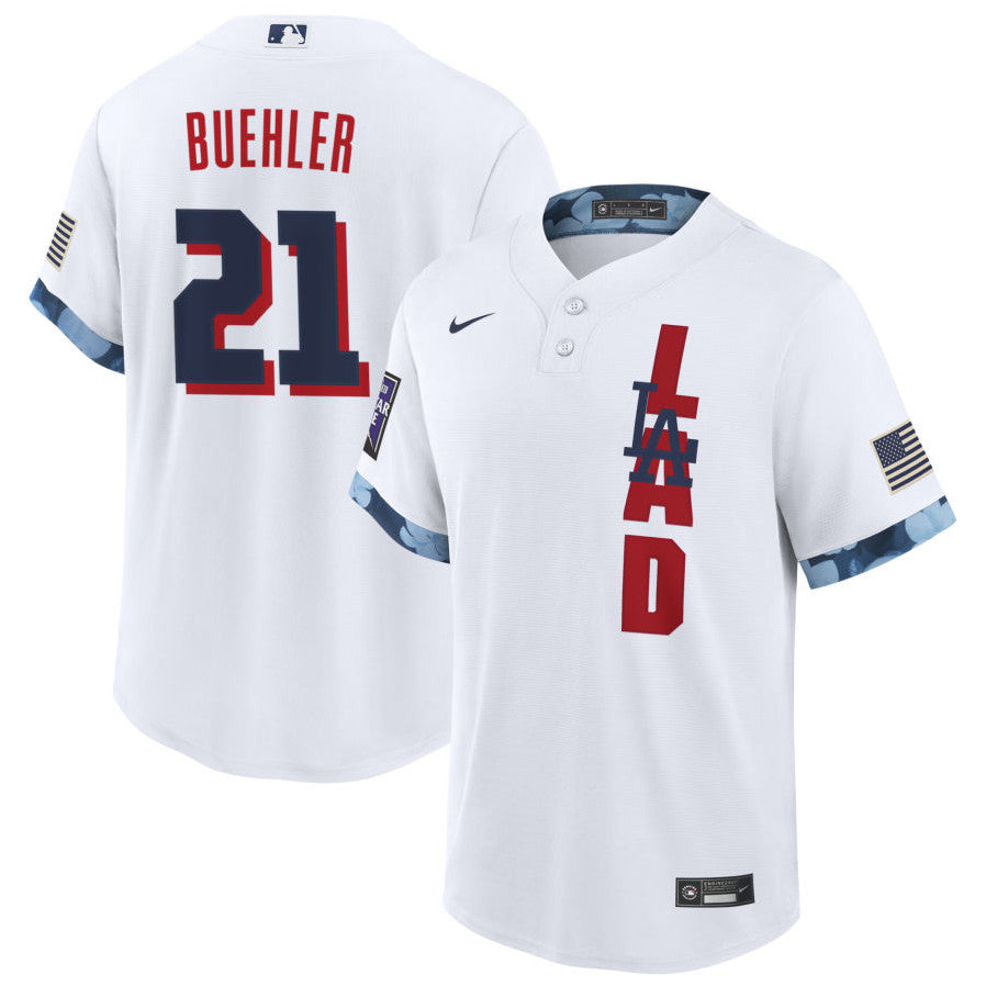 Walker Buehler Los Angeles Dodgers white All-Star jersey