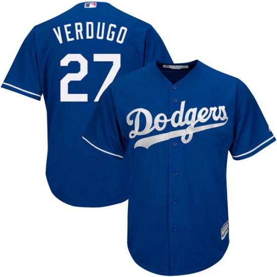 Alex Verdugo Los Angeles Dodgers blue jersey