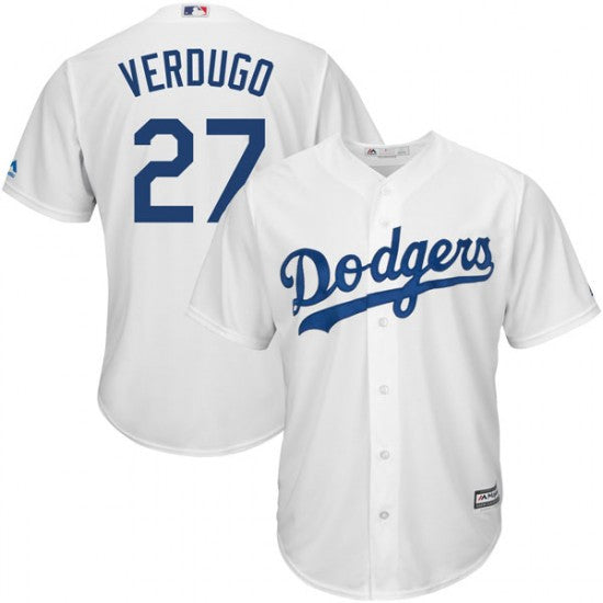 Alex Verdugo Los Angeles Dodgers white jersey
