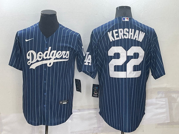 Clayton Kershaw Los Angeles Dodgers navy jersey