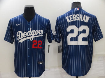 Clayton Kershaw Los Angeles Dodgers navy jersey