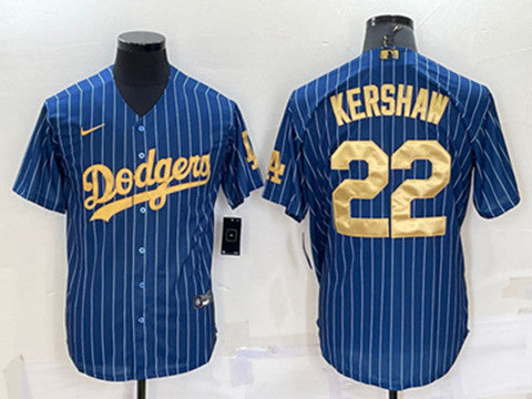 Clayton Kershaw Los Angeles Dodgers navy jersey
