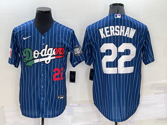 Clayton Kershaw Los Angeles Dodgers navy jersey
