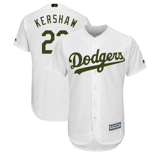 Clayton Kershaw Los Angeles Dodgers white jersey