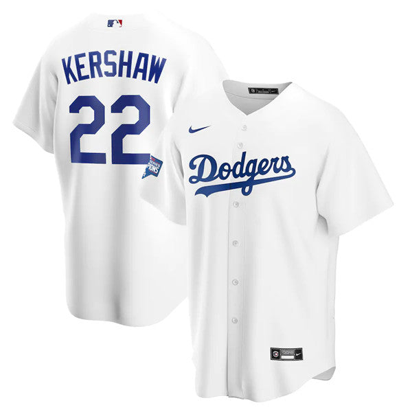 Clayton Kershaw Los Angeles Dodgers white Home jersey