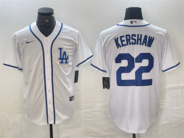 Clayton Kershaw Los Angeles Dodgers white jersey