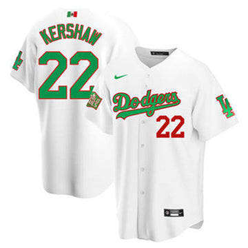 Clayton Kershaw Los Angeles Dodgers white jersey
