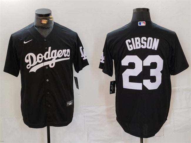 Kirk Gibson Los Angeles Dodgers black jersey
