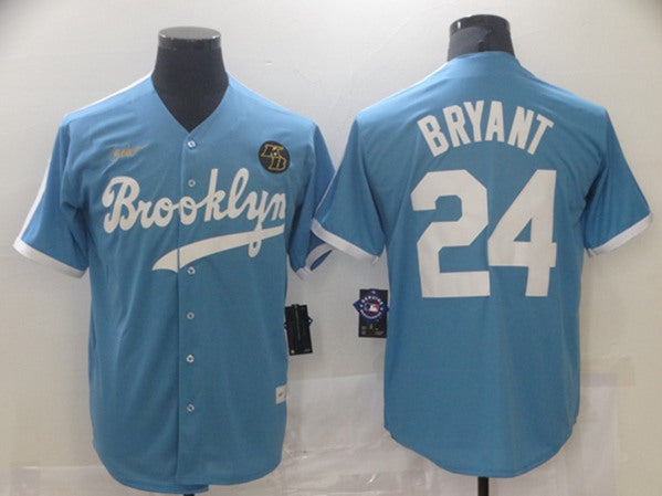 Kobe Bryant Los Angeles Dodgers blue jersey