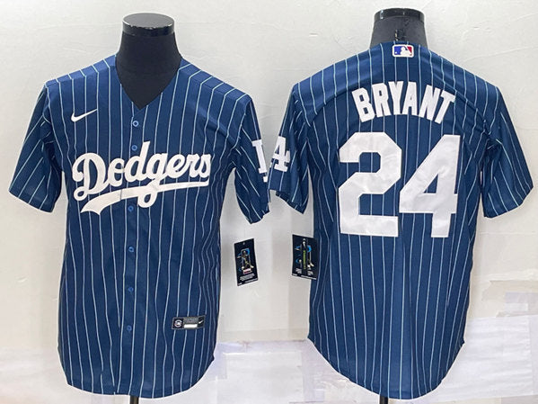 Kobe Bryant Los Angeles Dodgers navy jersey