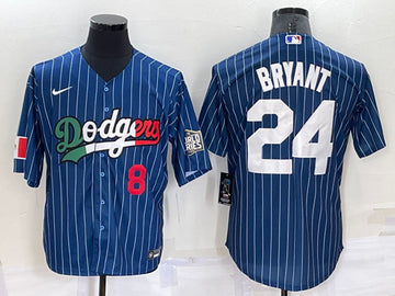 Kobe Bryant Los Angeles Dodgers navy jersey