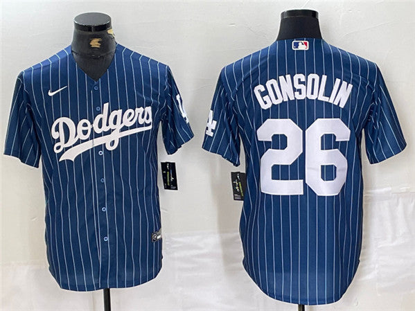 Tony Gonsolin Los Angeles Dodgers blue jersey