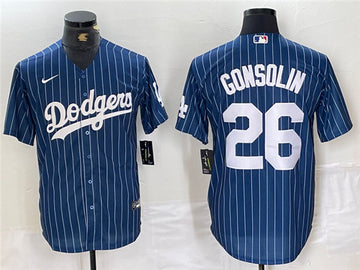Tony Gonsolin Los Angeles Dodgers blue jersey