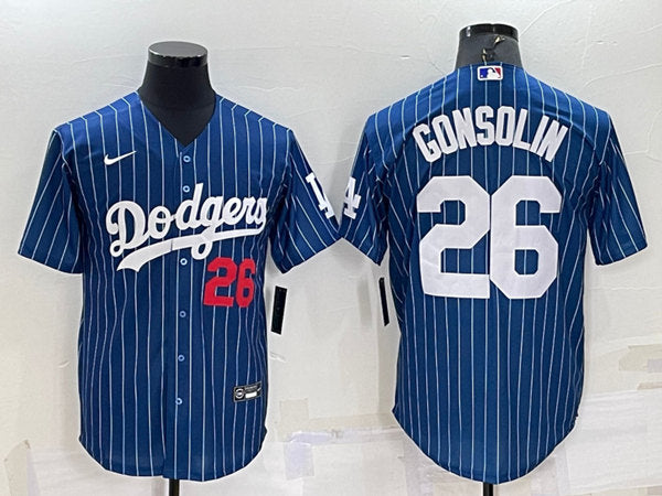 Tony Gonsolin Los Angeles Dodgers navy jersey