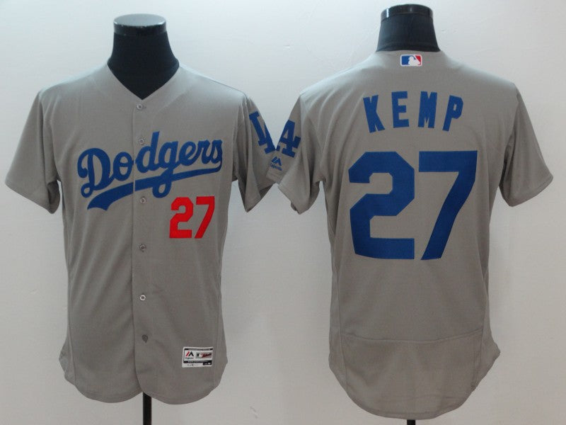 Matthew Kemp Los Angeles Dodgers gray jersey