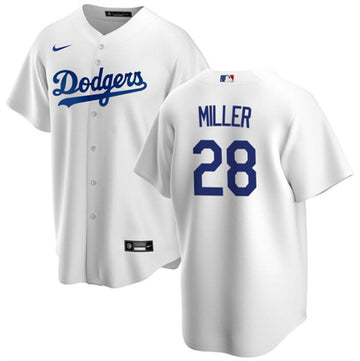 Bobby Miller Los Angeles Dodgers white jersey