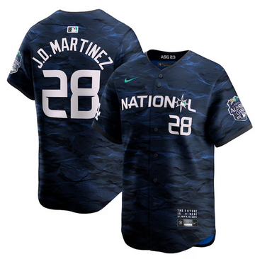 JD Martinez Los Angeles Dodgers royal All-Star jersey