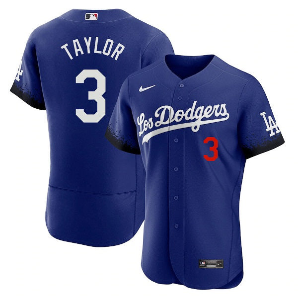 Chris Taylor Los Angeles Dodgers royal City Connect jersey