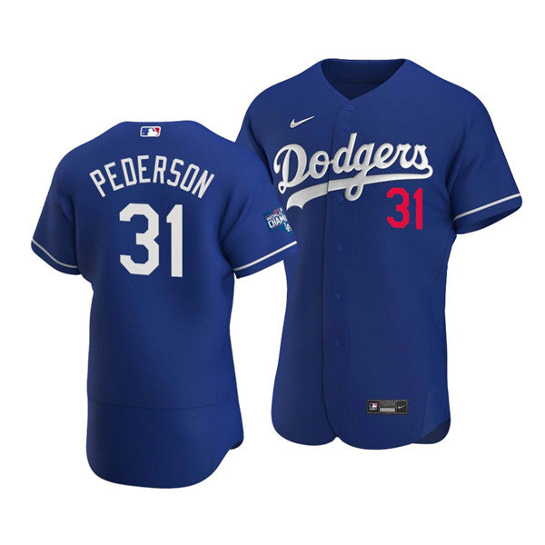 Joc Pederson Los Angeles Dodgers blue jersey