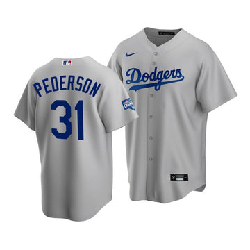 Joc Pederson Los Angeles Dodgers grey Home jersey