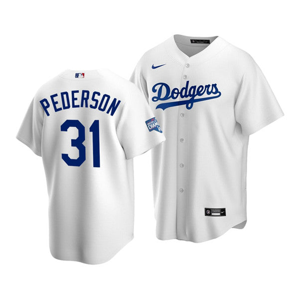 Joc Pederson Los Angeles Dodgers white Home jersey