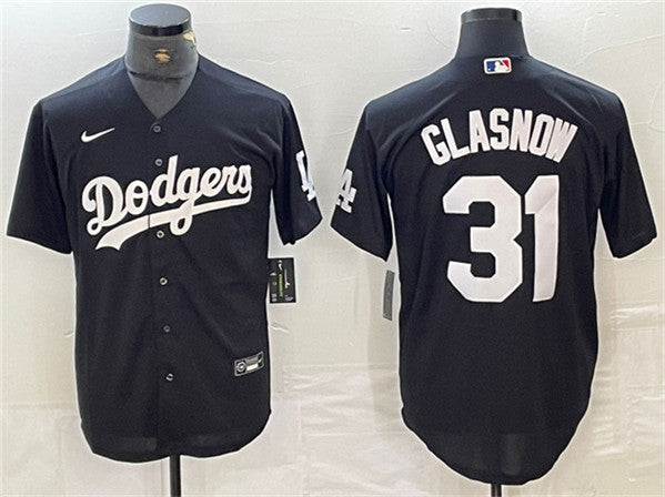 Tyler Glasnow Los Angeles Dodgers black jersey