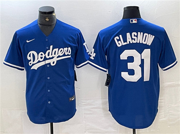 Tyler Glasnow Los Angeles Dodgers blue jersey