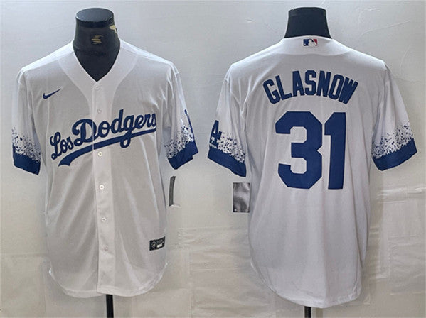 Tyler Glasnow Los Angeles Dodgers white City Connect jersey