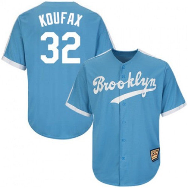 Sandy Koufax Los Angeles Dodgers blue Throwback jersey