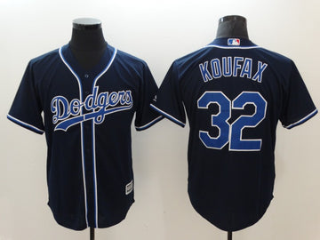 Sandy Koufax Los Angeles Dodgers navy jersey