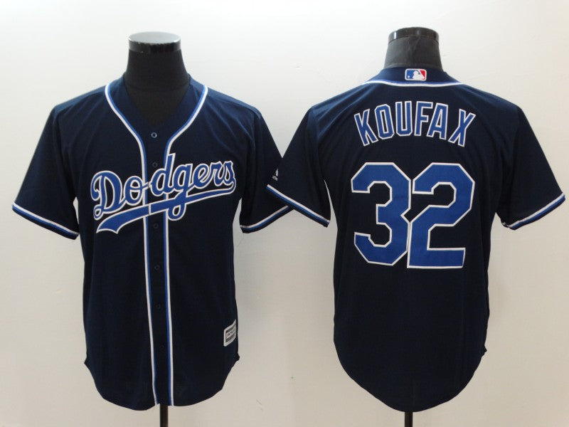 Sandy Koufax Los Angeles Dodgers navy jersey