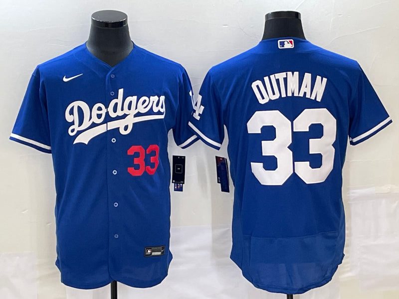 James Outman Los Angeles Dodgers blue jersey