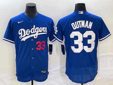 James Outman Los Angeles Dodgers blue jersey