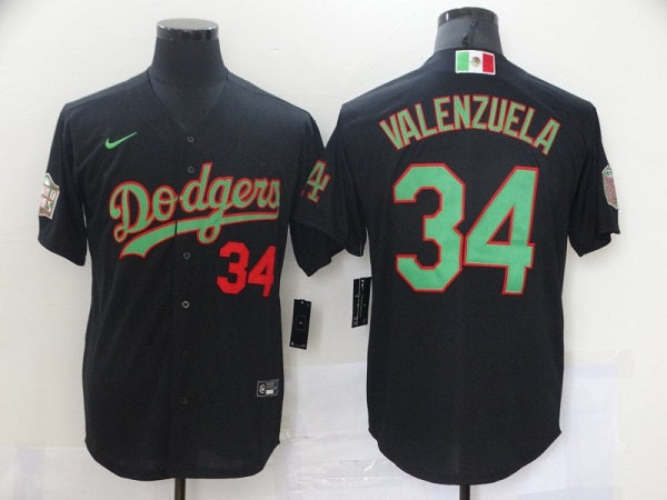 Toro Valenzuela Los Angeles Dodgers black jersey
