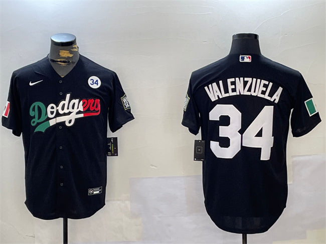 Toro Valenzuela Los Angeles Dodgers black jersey