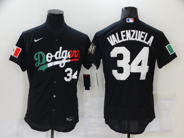 Toro Valenzuela Los Angeles Dodgers black jersey