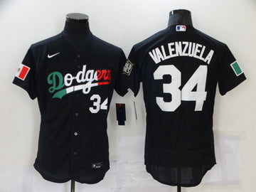 Toro Valenzuela Los Angeles Dodgers black jersey
