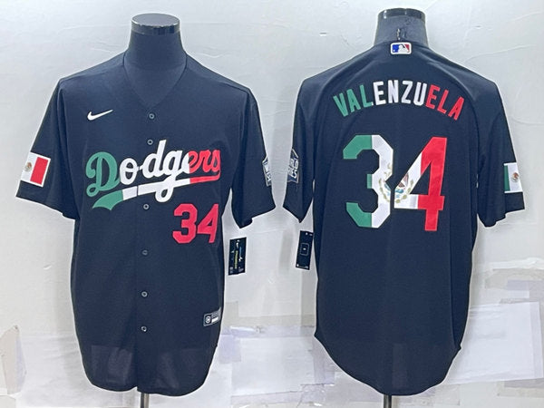 Toro Valenzuela Mexico Los Angeles Dodgers black jersey
