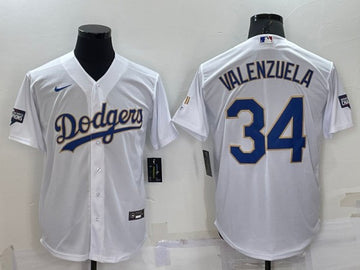 Toro Valenzuela Los Angeles Dodgers white jersey