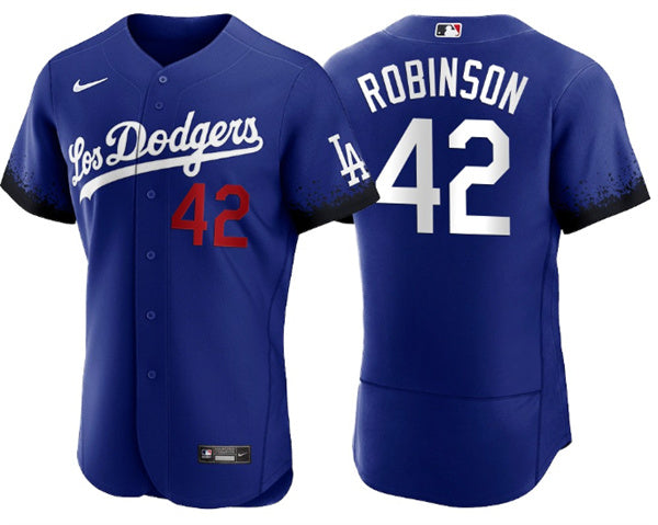 Jackie Robinson Los Angeles Dodgers royal City Connect jersey