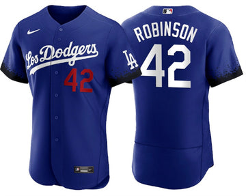 Jackie Robinson Los Angeles Dodgers royal City Connect jersey