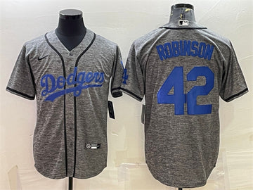 Jackie Robinson Los Angeles Dodgers gray jersey