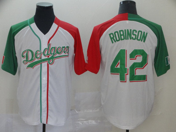 Jackie Robinson Mexican Los Angeles Dodgers Heritage jersey