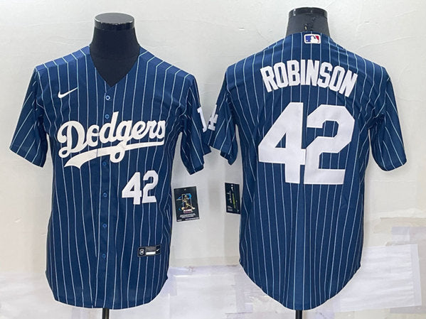Jackie Robinson Los Angeles Dodgers navy jersey