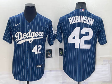 Jackie Robinson Los Angeles Dodgers navy jersey