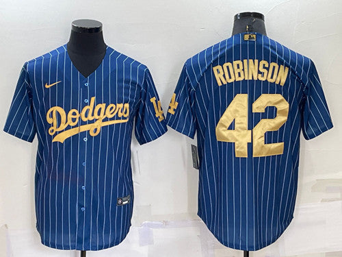 Jackie Robinson Los Angeles Dodgers navy jersey