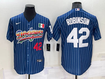 Jackie Robinson Los Angeles Dodgers navy jersey