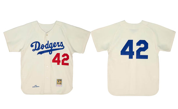 Jackie Robinson Los Angeles Dodgers white Home jersey