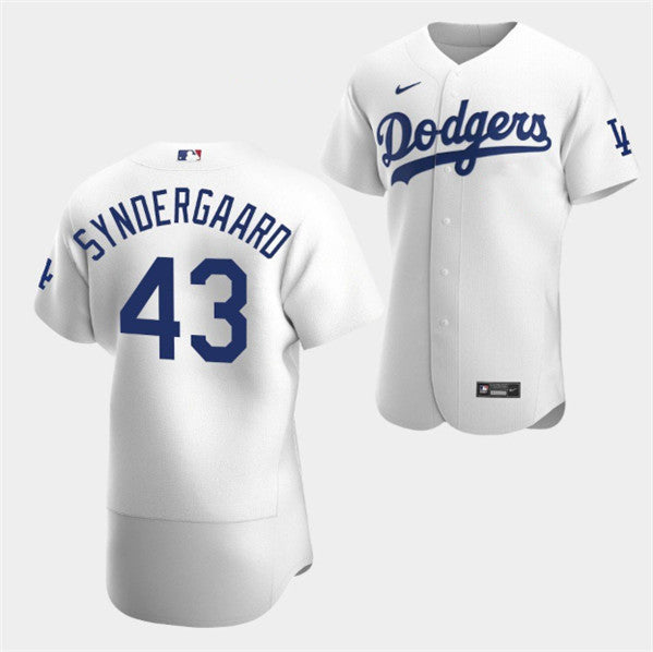 Noah Syndergaard Los Angeles Dodgers white jersey