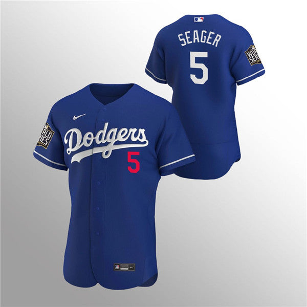 Corey Seager Los Angeles Dodgers blue jersey